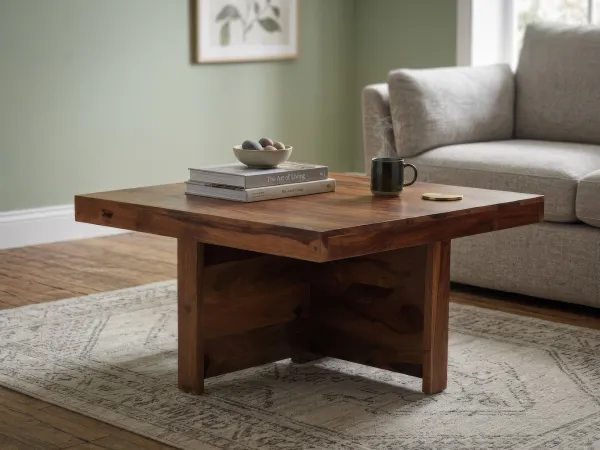 Belle Solid Wood Coffee Table